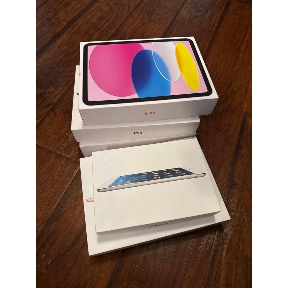 Genuine Apple iPad & iPad Mini Empty Boxes Lot of 5 w/ Original Inserts